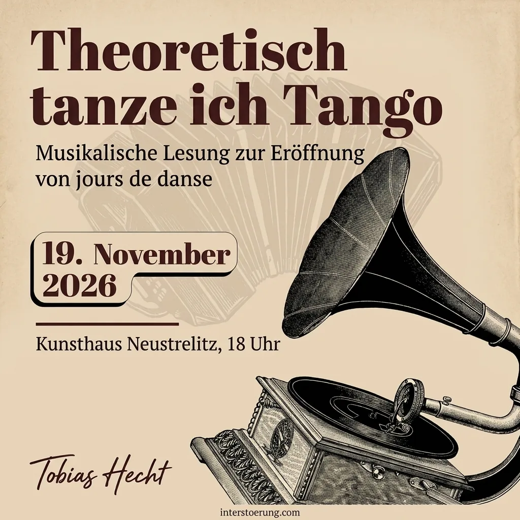 Theoretisch tanze ich Tango